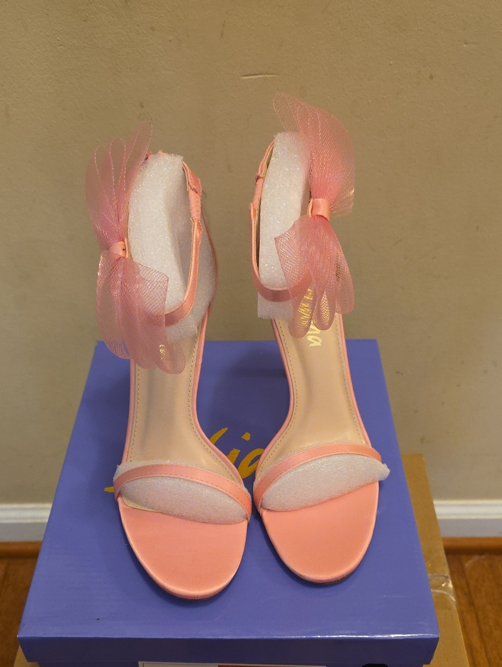 Liliana Pink Satin Sandal